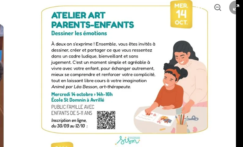 Atelier art - Parents enfants