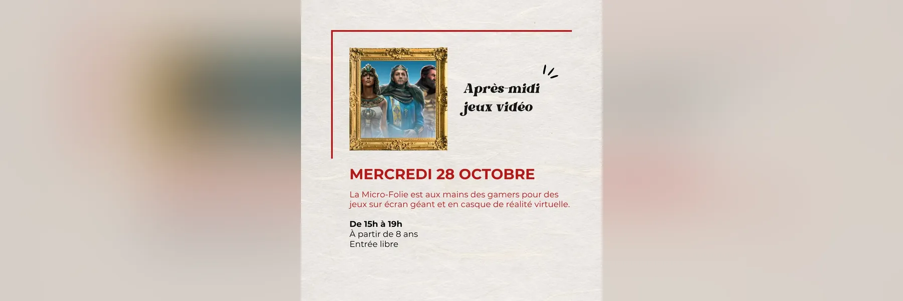 Après-midi Jeux video