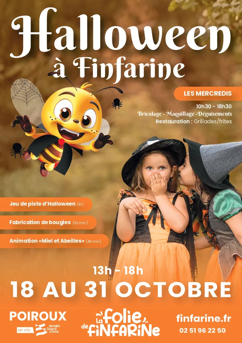 Vacances de la Toussaint à La Folie de Finfarine