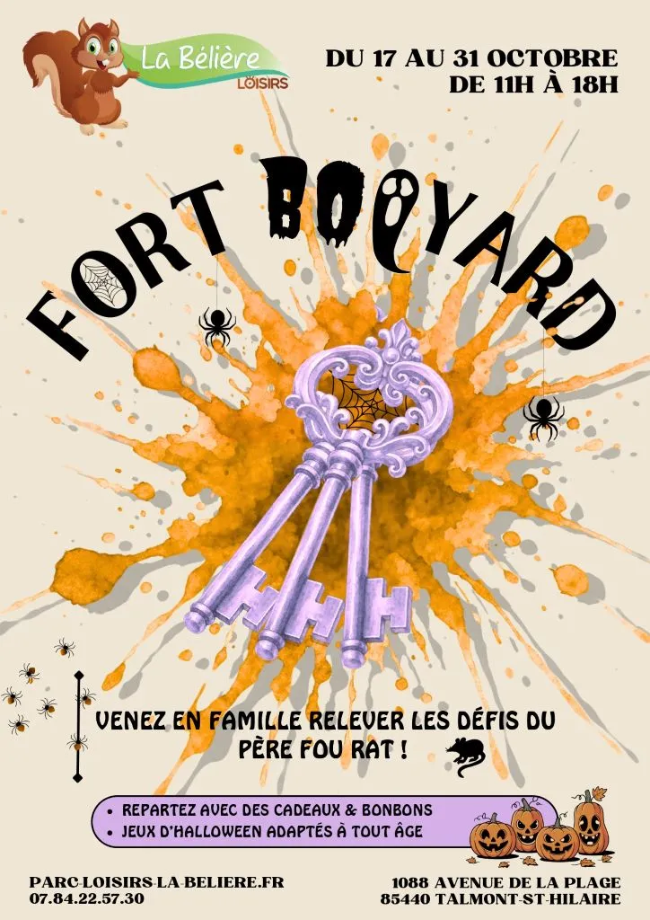 Jeux d'Halloween "Fort BOOyard"