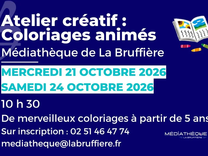 Atelier créatif : Coloriages animés