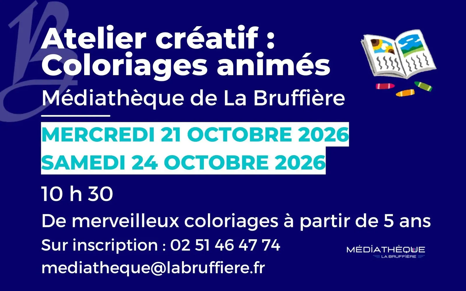 Atelier créatif : Coloriages animés