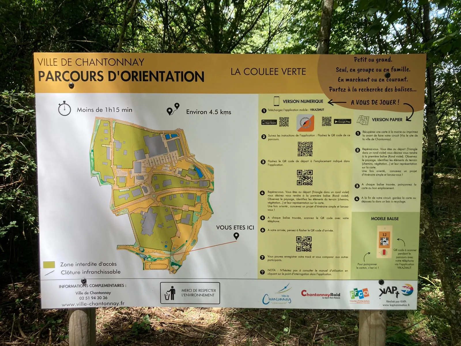 Parcours D’orientation - Parc Clémenceau