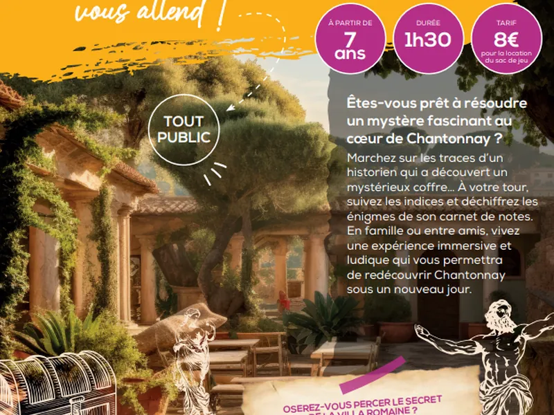Jeu De Piste « Le Mystère De La Villa Romaine »