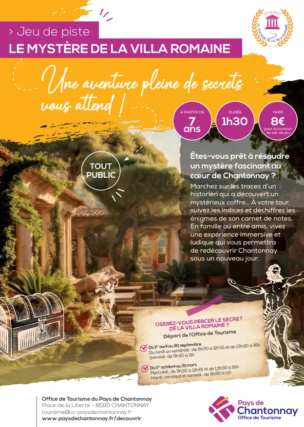 Jeu De Piste « Le Mystère De La Villa Romaine »