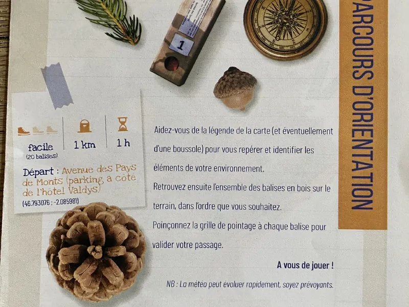 Parcours d'orientation – Le Lac – Saint-Jean-de-Monts